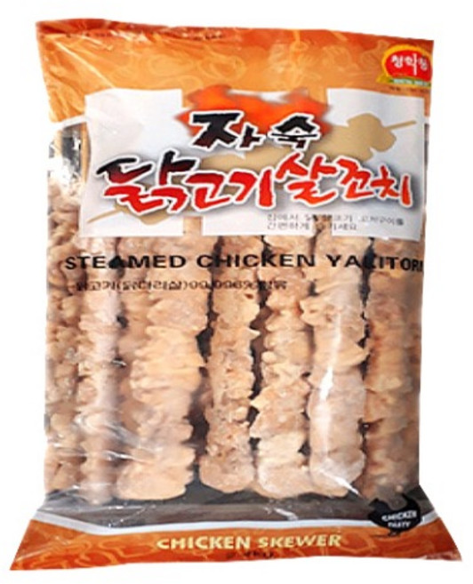 [청학동] 스팀 자숙닭꼬치(무양념)/2.6kg(130gx20개), 1.6kg, 1개