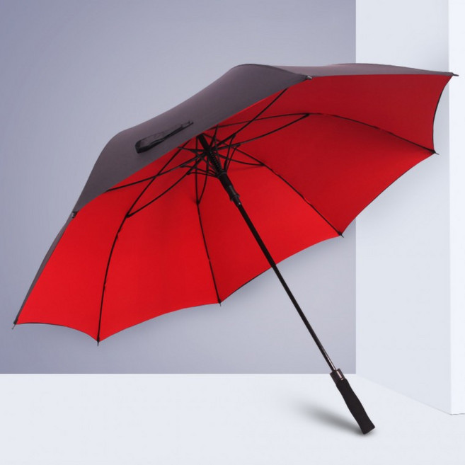 더샵 골프우산 대형 전용 튼튼한 고급 장우산, 1개, B001 블랙