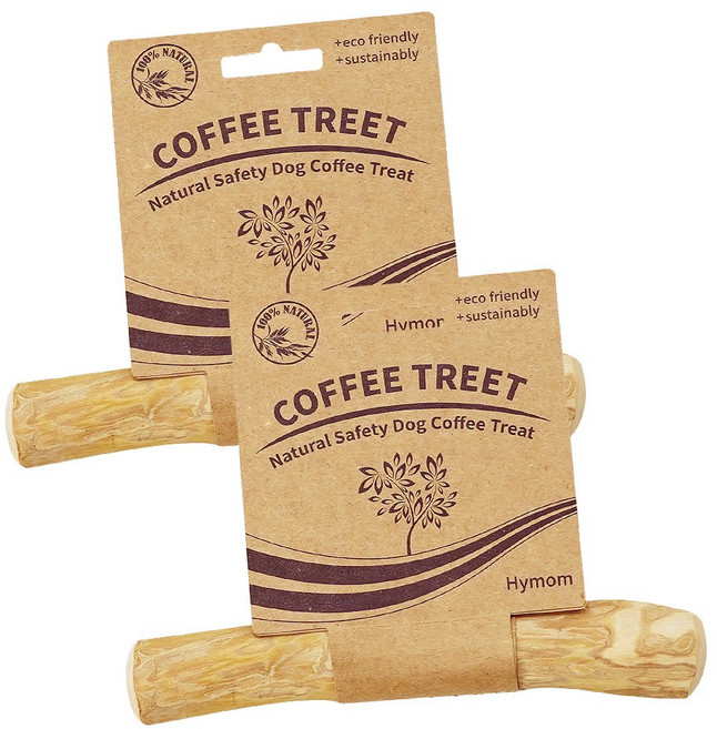 커피트릿 반려견 씹는 장난감, 혼합색상, 2개