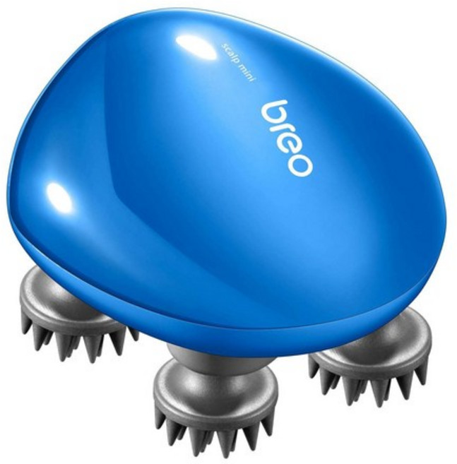 breo 3D IPX7 scalp mini 전동 두피 브러쉬 두피 케어 무브 대나무 충전 스탠드