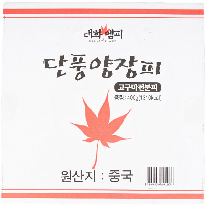 대화엠피 단풍양장피, 400g, 1개