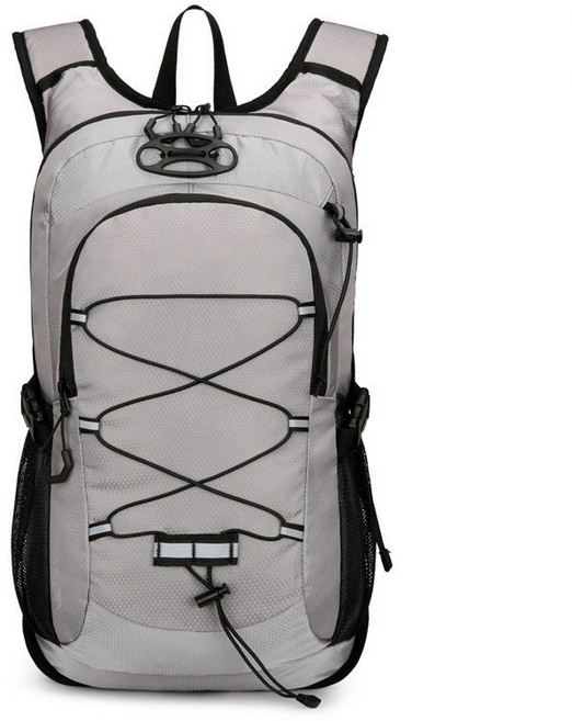 輕量化專業越野跑背包 戶外騎行登山徒步背包, 灰色（容量20-35L） ,高47cm*宽27cm*厚12cm, 灰色