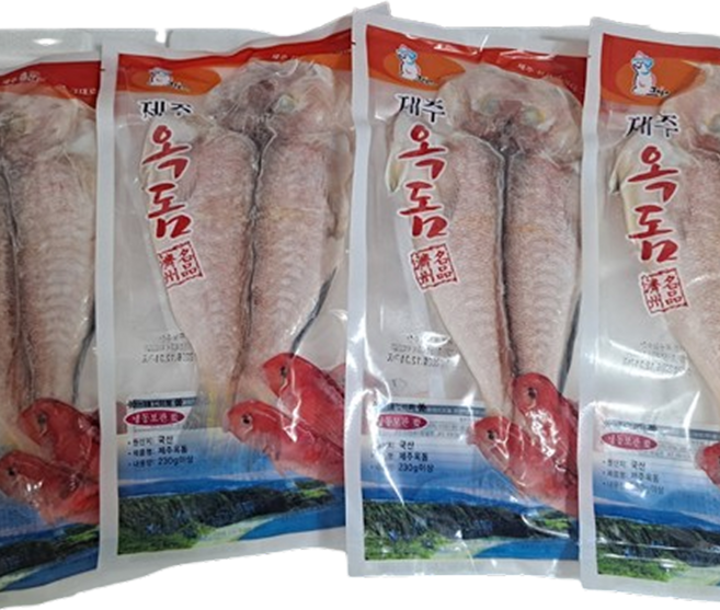 [W] 제주 모슬포 특대 옥돔 산지 항공직송, 1개, 제주옥돔 5미 / 1kg. 3마리 한팩