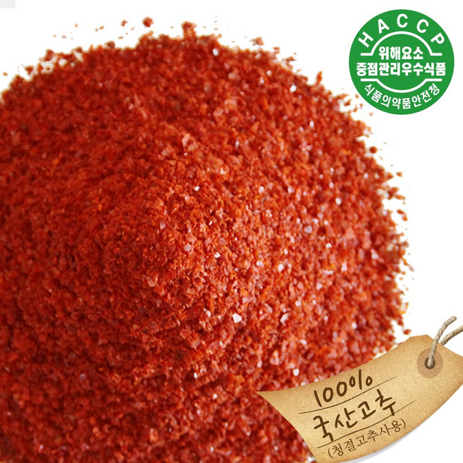 25년 괴산청결 고춧가루 (매운맛) 김치양념용, 1kg, 1개