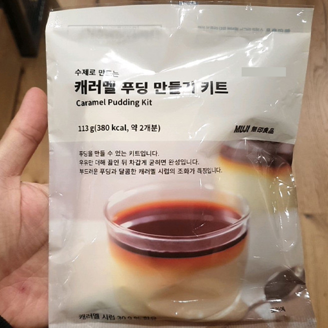 무인양품 캐러멜 푸딩 만들기 키트, 113g, 1개, 113g