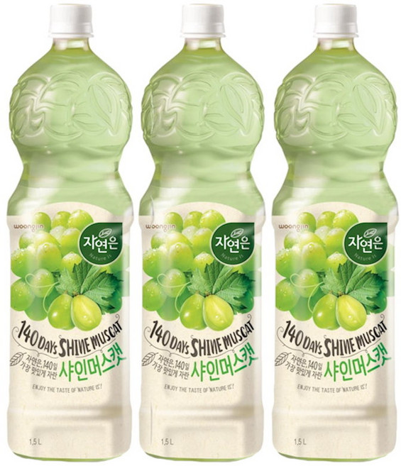 자연은 샤인머스캣 1.5L, 3개