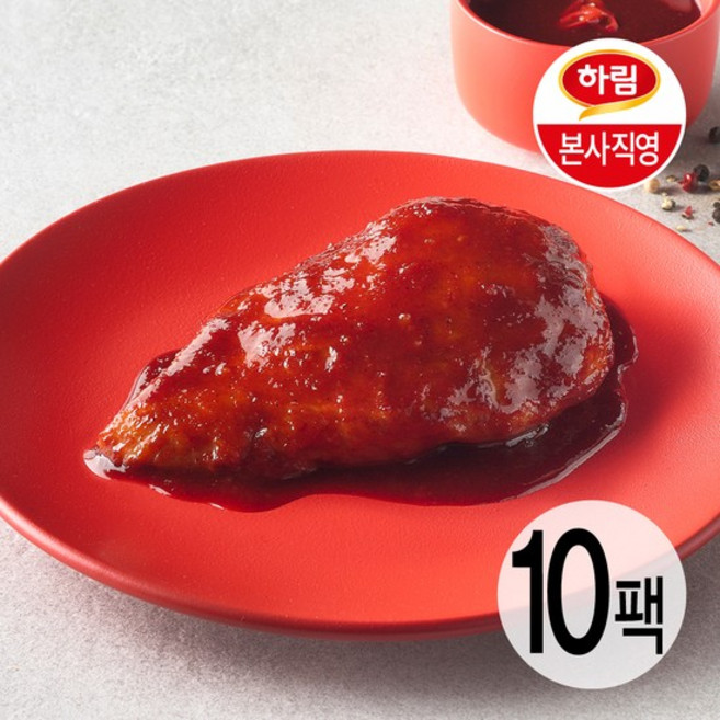 X동대문엽기떡볶이 소스 잘 먹은 닭가슴살 오리지널 110g 10팩, 없음, 10개