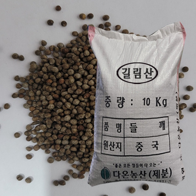 [다온농산] 2025년산 수입 중국산 생들깨 -10Kg- <길림들깨>, 10kg, 1개