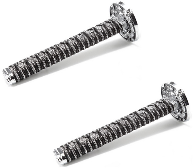 발통마켓 오토매틱 사무라이 기어봉, 실버(20cm), 2개