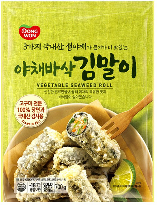 냉동 동원 야채바삭김말이 700g, 1개