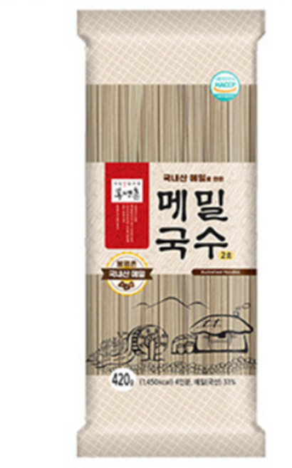 봉평촌 국내산 메밀로 만든 메밀국수2호 420g, 1개