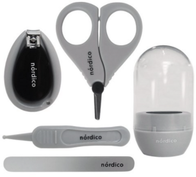 노르디코 유아용 손톱깎이 4종 세트 + 전용 케이스, 3세트