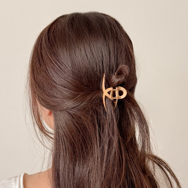 [비마롱] 봄 데일리 우드 메탈 집게핀