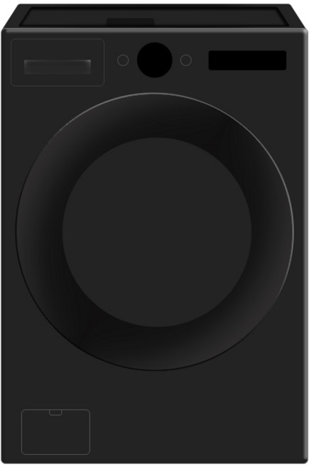 LG전자 트롬 드럼세탁기 24kg 방문설치, FX24KNT, 스페이스 블랙