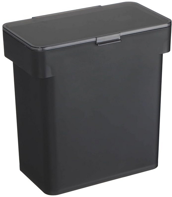 야마자키 타워 밀폐 사료통 3kg 계량컵 포함 블랙 반려동물 사료 보관용기, 1개, ブラック