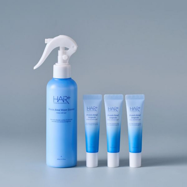 헤어플러스 단백질 본드 워터에센스 200ml+앰플 15mlx3개, 1.단백질 워터 200ml+앰플 15mlx3, 1