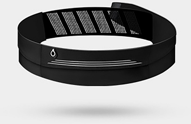 이방가치 스포츠 마라톤 허리 힙색 러닝벨트 색, 블랙, 1개