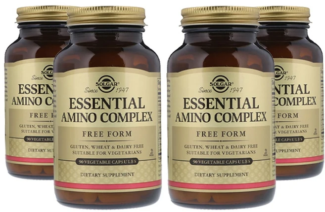 [정품 미국 배송] 솔가 에센셜 아미노산 컴플렉스 90정 (베지캡슐)-4개 Solgar Essential Amino complex (90 Vcaps) 아미노 컴플렉스 피로회복, 360정, 1세트 - 쿠팡