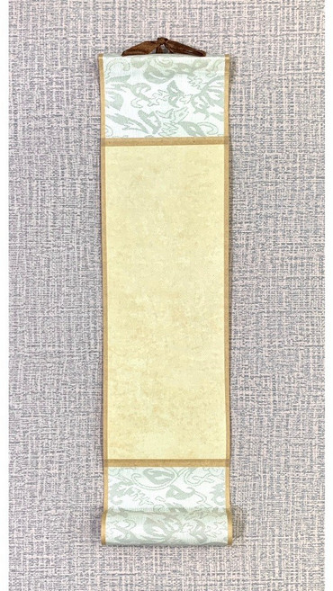 正大筆莊《捲軸小號》掛軸 畫軸 書法 國畫, 1個, 金栗米黃