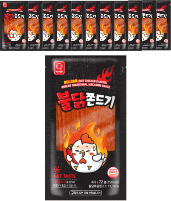 한진 불닭 쫀드기, 72g, 12개