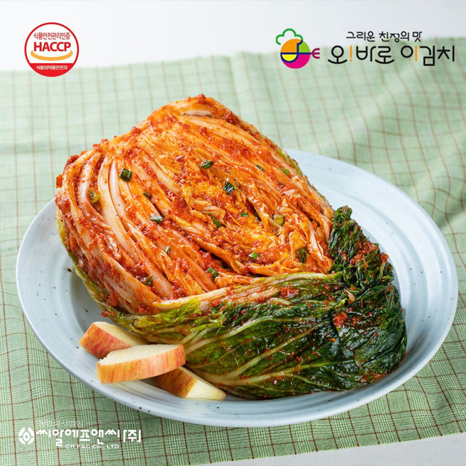 오!바로이 포기김치 5kg, 1개