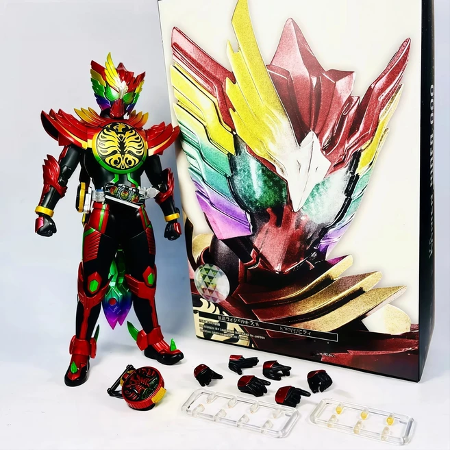 새로운 반다이 Shf 가면 라이더 카부토 기본 형태 10주년 기념 뼈 조각 액션 피규어 소년의 생일 장난감 선, 08 G, 01 replica