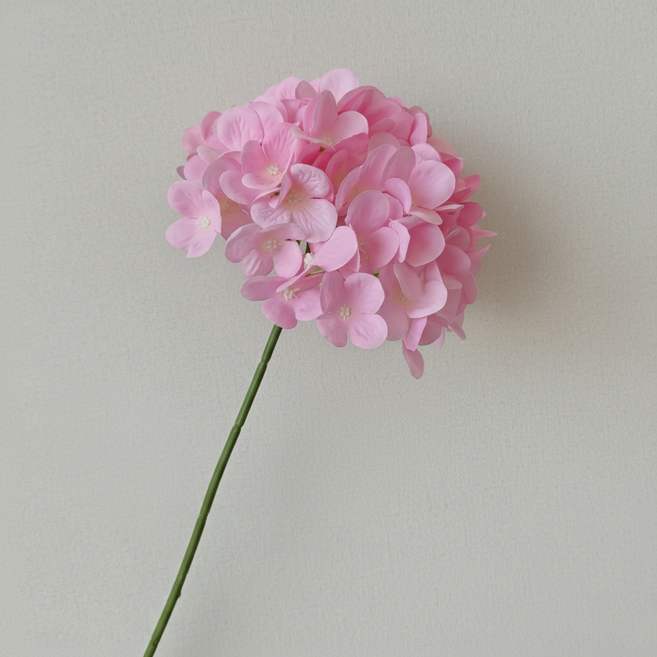 인조 조화 수국 1송이, 핑크, 1개