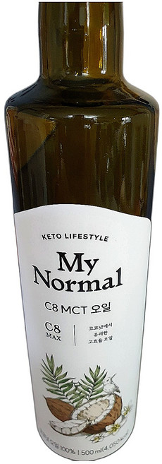 MCT오일 c8 기타식용유 식품 장/소스 깊은맛 신선한 코코넛 오일 500ml 1개