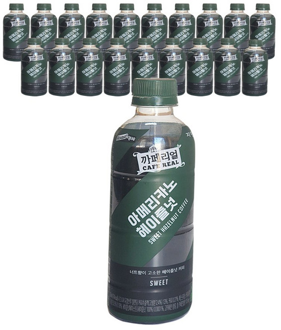 쟈뎅 로스티크 까페리얼 아메리카노 헤이즐넛 350ml x 20개입, 20개