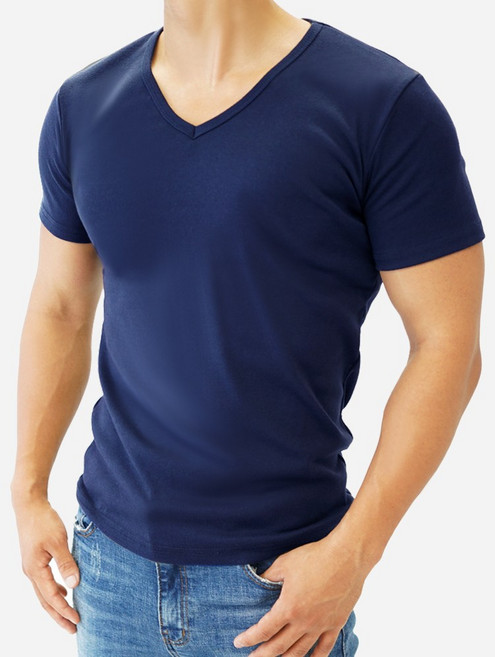 짱짱한 V넥 쫄티 반팔티