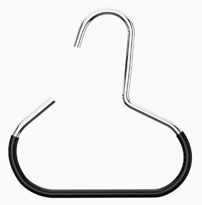 티앤티 논슬립 모자 가방 목도리 다용도 옷걸이 세트, 5개, 블랙