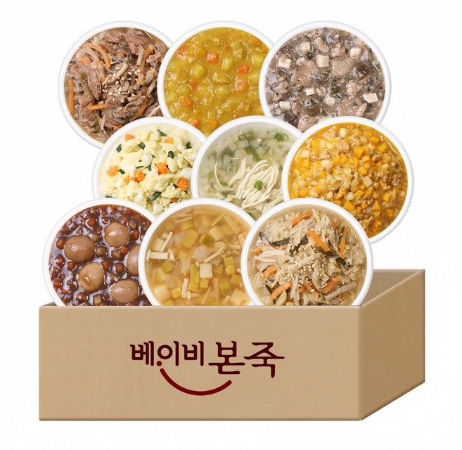 [베이비본죽] 냉장 유아식 한그릇세트(3) 9종 9팩 (14개월이후), 1세트, 130g, 냉장유아식 한그릇세트(3) 9종 9팩