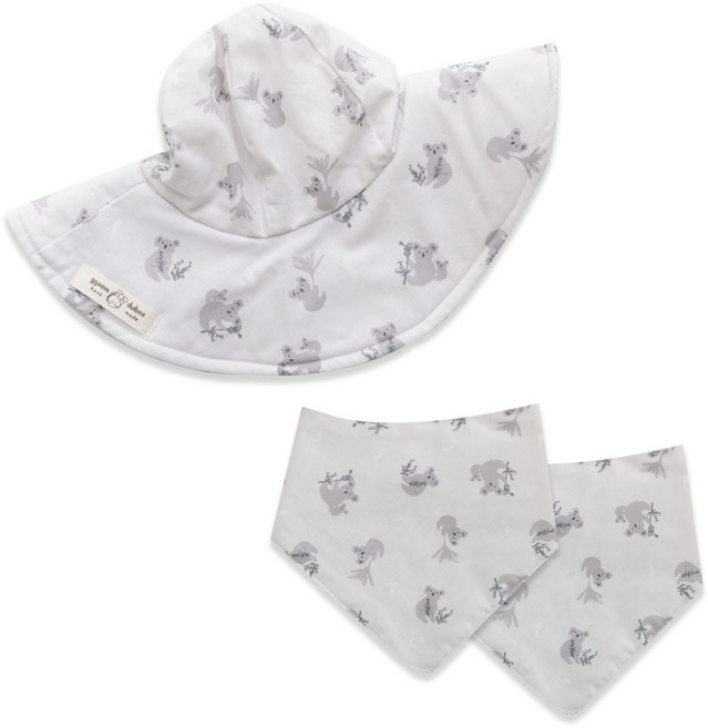 꿈두부 왕챙벙거지 스카프빕 사계절용 겨울용 2개 3종세트 구성