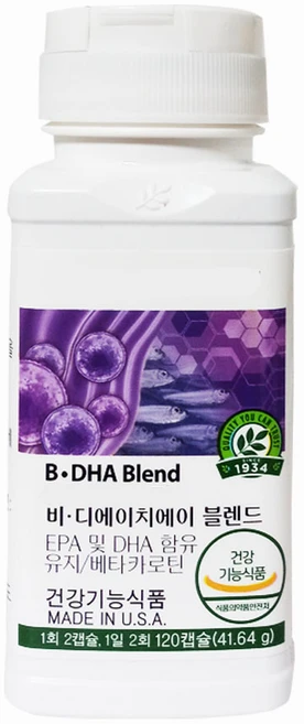 뉴트리라이트 비디에이치에이 블렌드, 120정, 1개 - 쿠팡