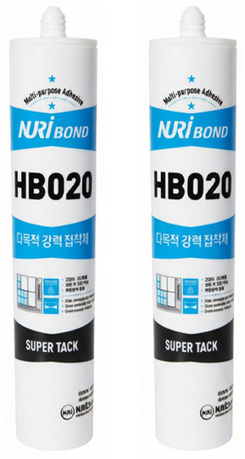 논슬립부자재 다목적 강력접착제 HB020 논슬립 몰딩 목재 접착제 HB020 (1통), 2개