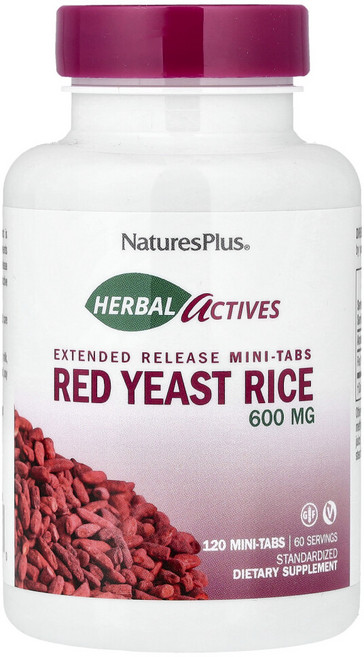 네이쳐스플러스 허브 액티브 홍국 600mg 미니 정제 120정(1정당 300mg), 1개, 120정