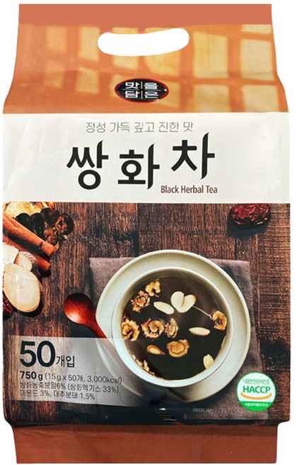이레-맛을담은쌍화차50T, 750g, 1개, 50개입, 5g