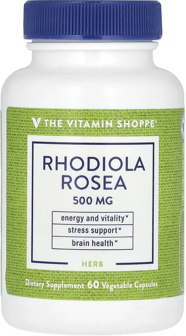 The Vitamin Shoppe 홍경천 500mg 베지 캡슐 60정, TheVitaminShoppe홍경천500mg베지캡슐60, 1개 - 쿠팡