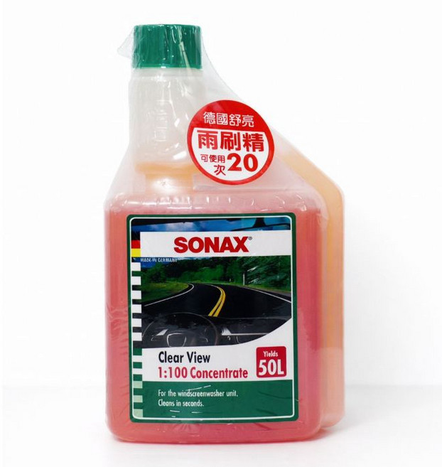 SONAX 雨刷精 1:100 濃縮 德國製造, 1個