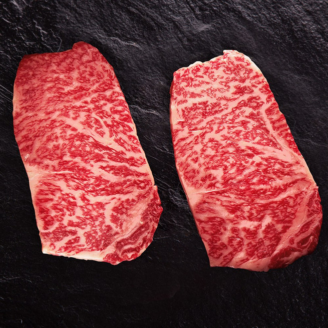 이연한우 1등급 한우 소고기 채끝살, 4개, 300g