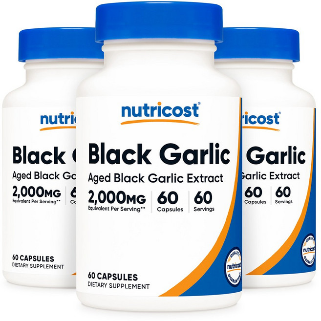 뉴트리코스트 흑마늘 2000MG 캡슐 60정 3병, 3개