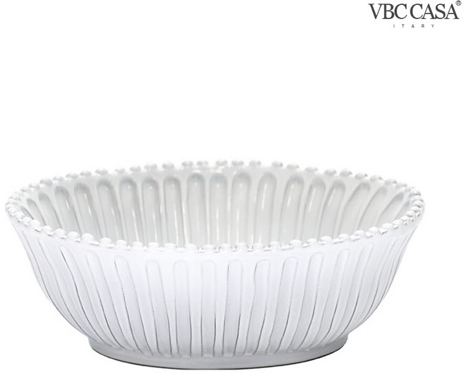 VBC까사 인칸토 오벌볼 스트라이프 21cm, 화이트, 1개