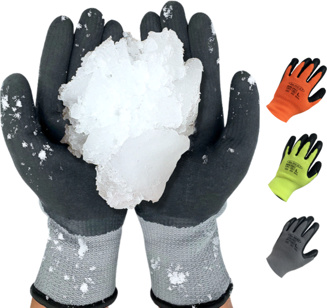 JC 겨울 기모 라텍스 코팅 작업장갑 10켤레, 10개, k100그레이