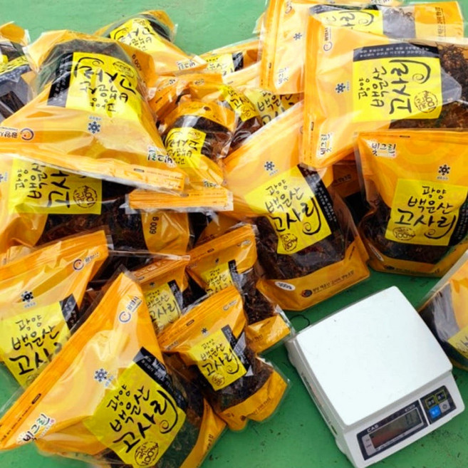 [서기네농장]광양 백운산 고사리 햇고사리 말린고사리 건고사리, 건고사리600g, 1개