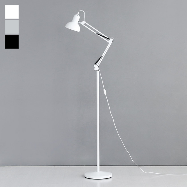 마켓비 BOCELI 장스탠드 E26 KS1932F, 화이트