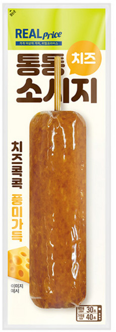 리얼프라이스 통통소시지 치즈, 6개, 180g