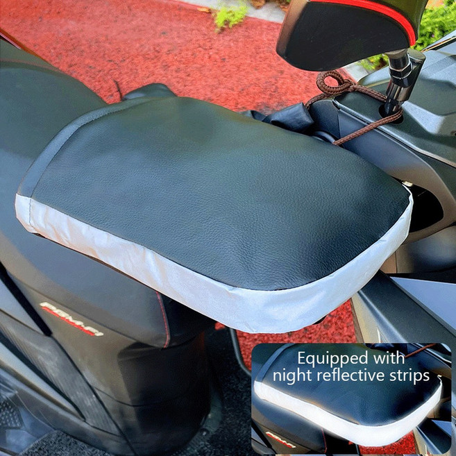 오토바이 열선토시 발열장갑 핸들바 미트 겨울 장비 방한 장갑 방수 핸드머프 자전거 핸들 커버 핸드 워머, fr size A1