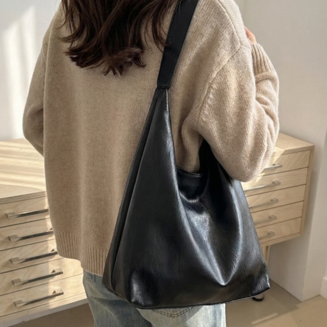 보그코우 가벼운 데일리 가죽 여성 숄더백