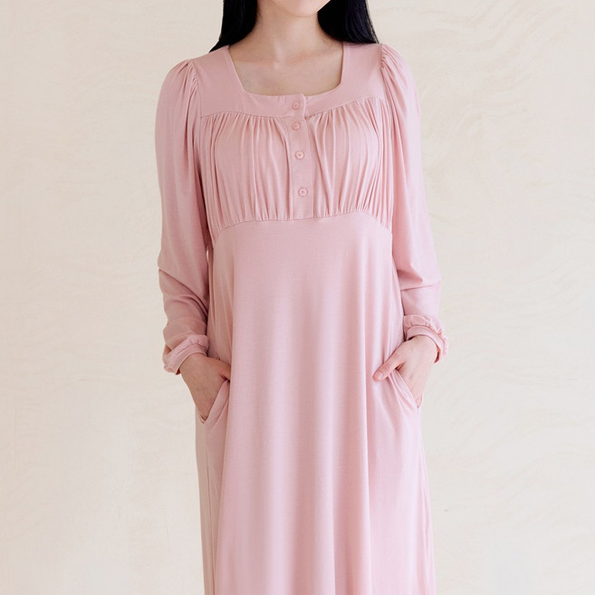 수유 원피스 임산부 잠옷 여름 겨울 모유 수유복 산후 조리원 옷 홈웨어