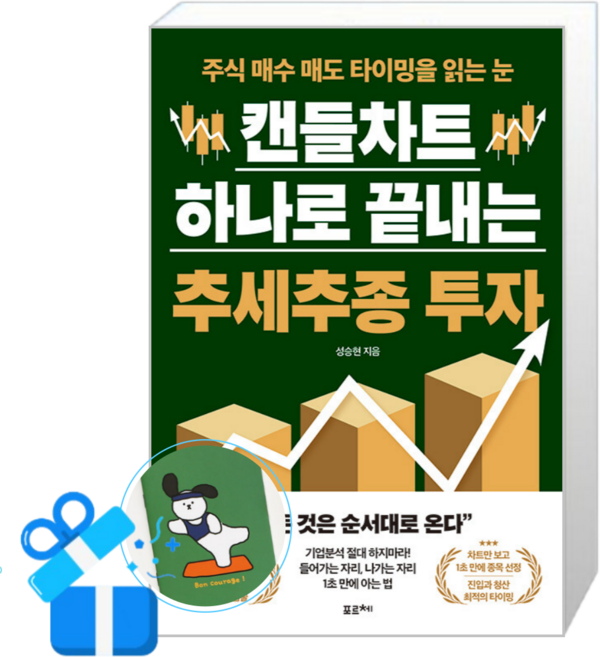 캔들차트 하나로 끝내는 추세추종 투자 (메모수첩증정), [포르체], 성승현